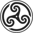 Grey Wheeled Triskelion2 icon